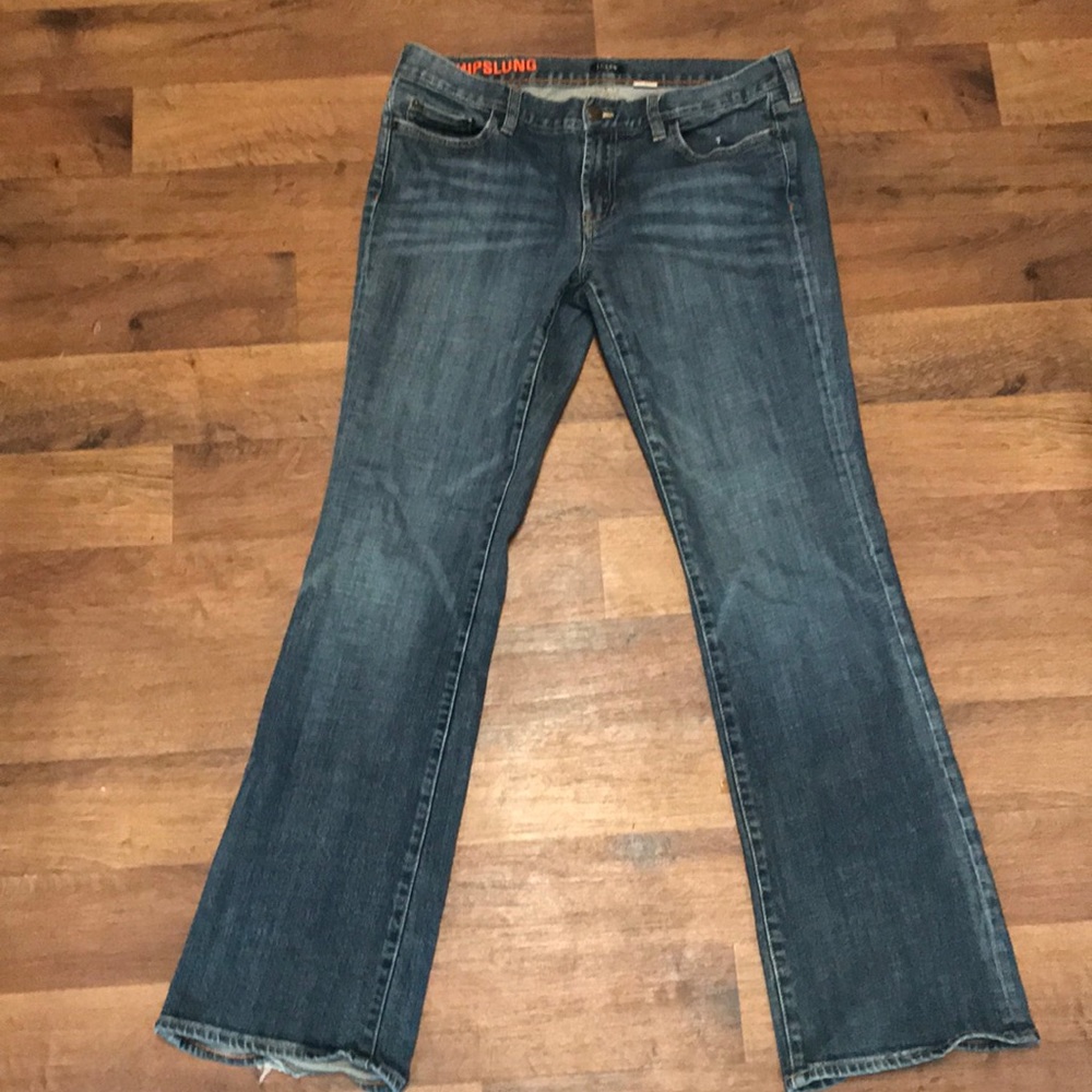 J. Crew Hipslung Denim Jeans